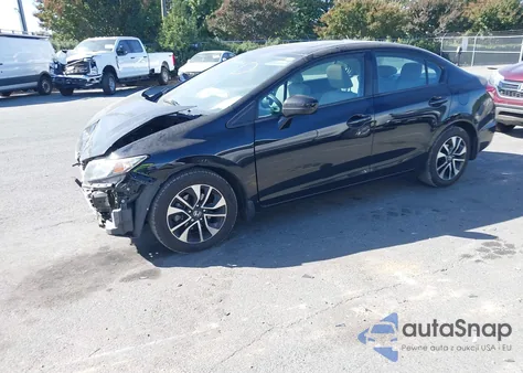 2015 Honda Civic Ex z USA, uszkodzony, nr VIN 2HGFB2F84FH557089